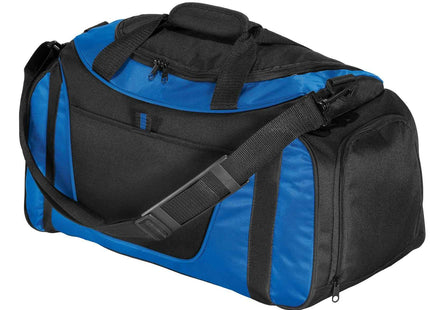 Port Authority Small TwoTone Duffel BG1040 Royal Black OSFA