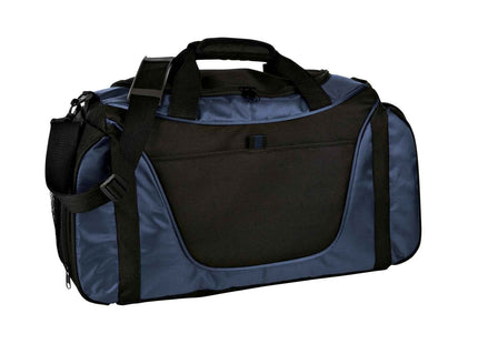 Port Authority Medium TwoTone Duffel BG1050 Navy Black OSFA