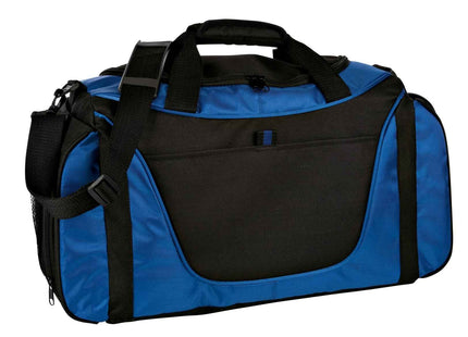 Port Authority Medium TwoTone Duffel BG1050 Royal Black OSFA