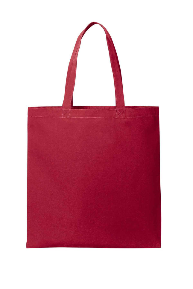 Port Authority Core Cotton Tote BG1500 Deep Red OSFA
