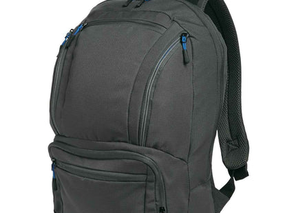 Port Authority Cyber Backpack BG200 Dark Charcoal Royal OSFA