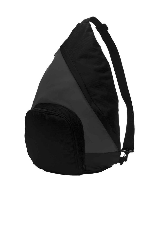 Port Authority Active Sling Pack BG206 Dark Charcoal Black OSFA