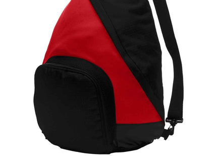 Port Authority Active Sling Pack BG206 True Red Black OSFA