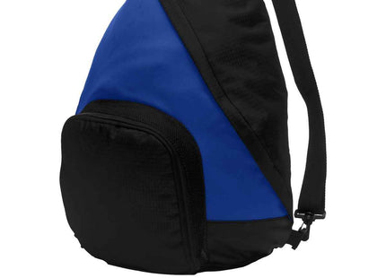 Port Authority Active Sling Pack BG206 True Royal Black OSFA