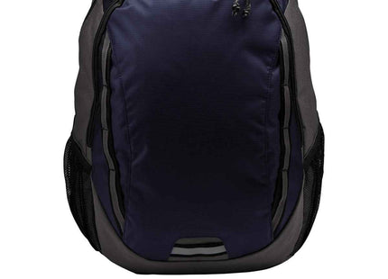 Port Authority Ridge Backpack BG208 Deep Navy Dark Charcoal OSFA