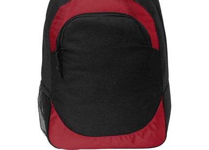 Port Authority Circuit Backpack BG217 Rich Red Black OSFA