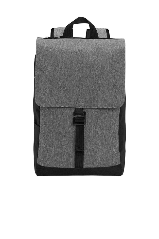 Port Authority Access Rucksack BG219 Heather Grey Black OSFA