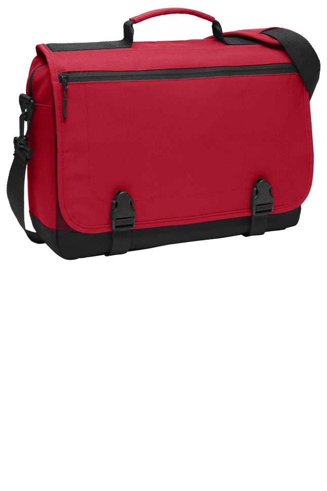 Port Authority Messenger Briefcase BG304 Chili Red OSFA