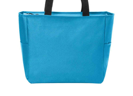 Port Authority Essential Zip Tote BG410 Turquoise OSFA