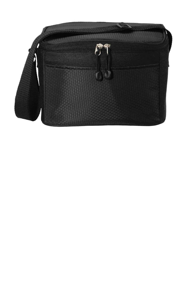 Port Authority 6Can Cube Cooler BG512 Black Black OSFA