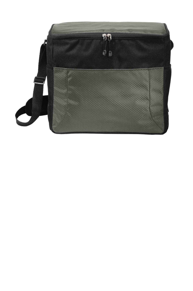Port Authority 24Can Cube Cooler BG514 Grey Black OSFA