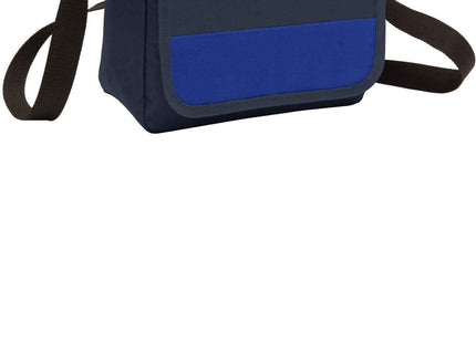 Port Authority Lunch Cooler Messenger BG753 Navy Twilight Blue OSFA