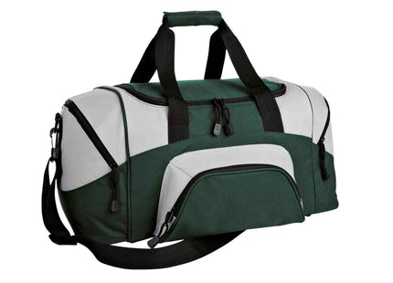 Port Authority Small Colorblock Sport Duffel BG990S Hunter Grey OSFA