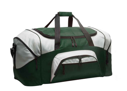 Port Authority Standard Colorblock Sport Duffel BG99 Hunter Grey OSFA