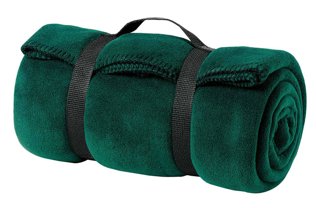 Port Authority Value Fleece Blanket with Strap BP10 Dark Green OSFA