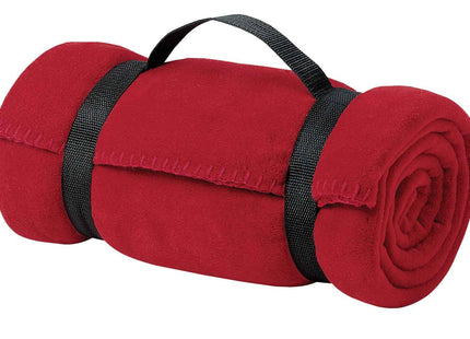 Port Authority Value Fleece Blanket with Strap BP10 Red OSFA