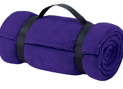 Port Authority Value Fleece Blanket with Strap BP10 Purple OSFA