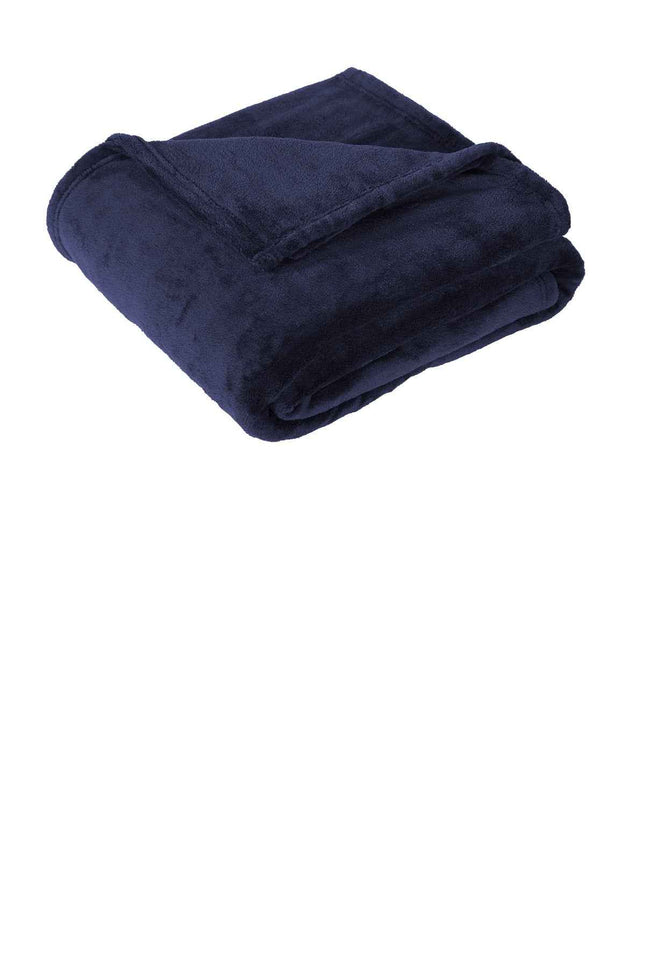 Port Authority Oversized Ultra Plush Blanket BP32 Deep Navy OSFA