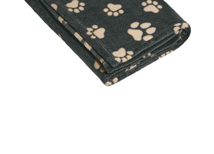 Port Authority Small Ultra Plush Blanket BP33 Graphite Biscuit Paws OSFA