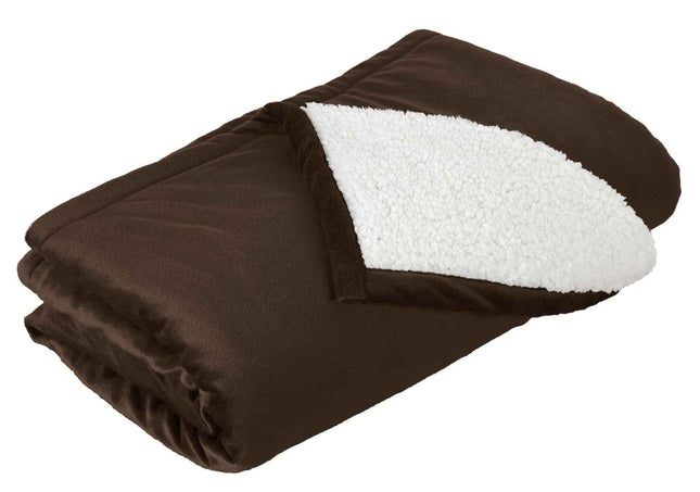 Port Authority Mountain Lodge Blanket BP40 Fireside Brown OSFA