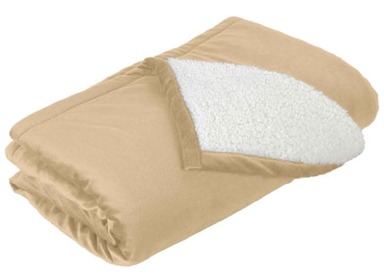 Port Authority Mountain Lodge Blanket BP40 Soft Camel OSFA