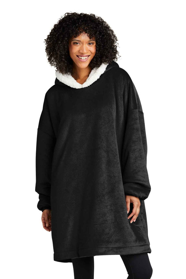 Port Authority Mountain Lodge Wearable Blanket BP41 Black OSFA