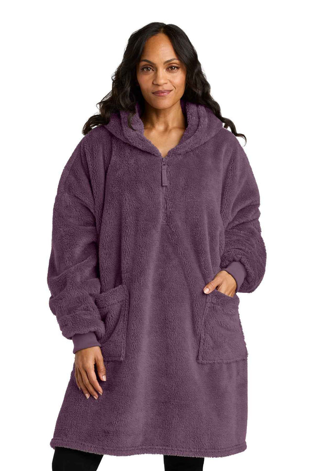 Port Authority Plush Poncho BP42 Deep Purple Mist OSFA