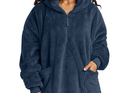 Port Authority Plush Poncho BP42 River Blue Navy OSFA