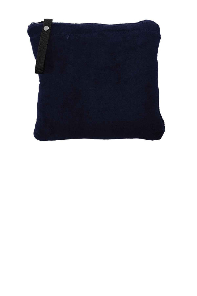 Port Authority Packable Travel Blanket BP75 Deep Navy OSFA