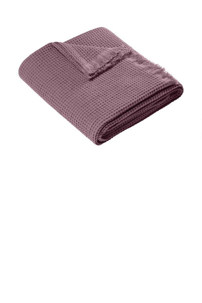 Port Authority Waffle Throw BP92 Dusky Orchid OSFA