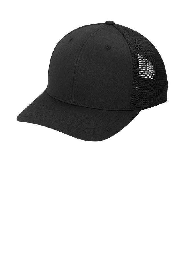 Port Authority Flexfit 110 Mesh Cap C110 Black Black OSFA