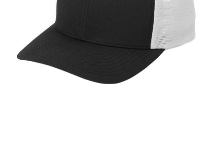Port Authority Flexfit 110 Mesh Cap C110 Black White OSFA
