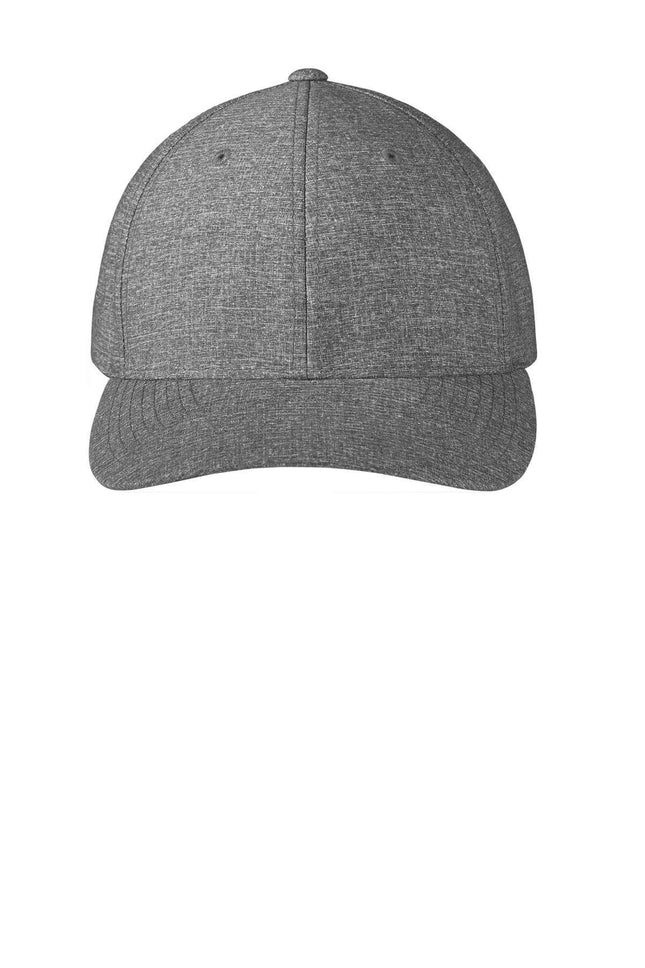 Port Authority Flexfit 110 Performance Snapback Cap C301 Heather Grey OSFA