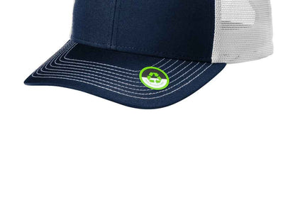 Port Authority Eco Snapback Trucker Cap C402ECO True Navy White OSFA