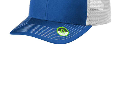 Port Authority Eco Snapback Trucker Cap C402ECO True Royal White OSFA