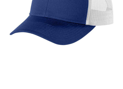 Port Authority LowProfile Snapback Trucker Cap C402LP Patriot Blue White OSFA