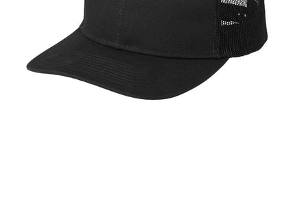 Port Authority Snapback Trucker Cap C402 Black OSFA