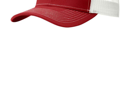Port Authority Snapback Trucker Cap C402 Flame Red White OSFA
