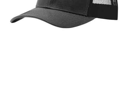 Port Authority Snapback Trucker Cap C402 Grey Steel Black OSFA
