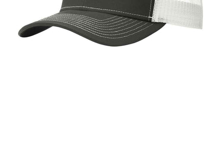 Port Authority Snapback Trucker Cap C402 Grey Steel White OSFA