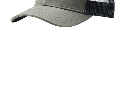 Port Authority Snapback Trucker Cap C402 Heather Grey Rich Navy OSFA