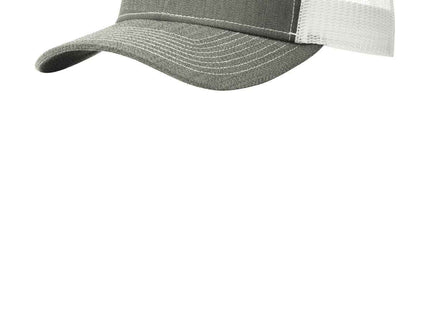 Port Authority Snapback Trucker Cap C402 Heather Grey White OSFA