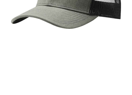 Port Authority Snapback Trucker Cap C402 Heather Grey Black OSFA