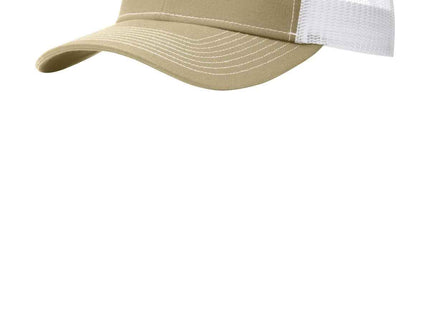Port Authority Snapback Trucker Cap C402 Light Khaki White OSFA