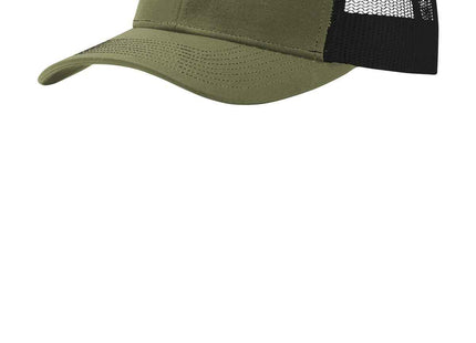 Port Authority Snapback Trucker Cap C402 Olive Drab Green Black OSFA