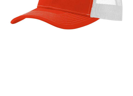 Port Authority Snapback Trucker Cap C402 Orange White OSFA