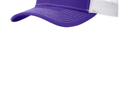 Port Authority Snapback Trucker Cap C402 Purple White OSFA