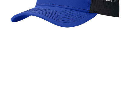 Port Authority Snapback Trucker Cap C402 True Royal Black OSFA