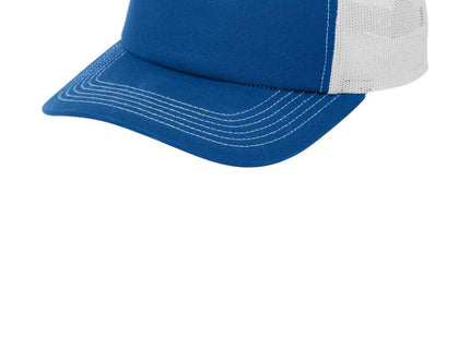 Port Authority LowProfile Snapback 5Panel Trucker Cap C405LP Patriot Blue White OSFA