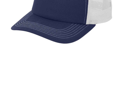 Port Authority LowProfile Snapback 5Panel Trucker Cap C405LP True Navy White OSFA